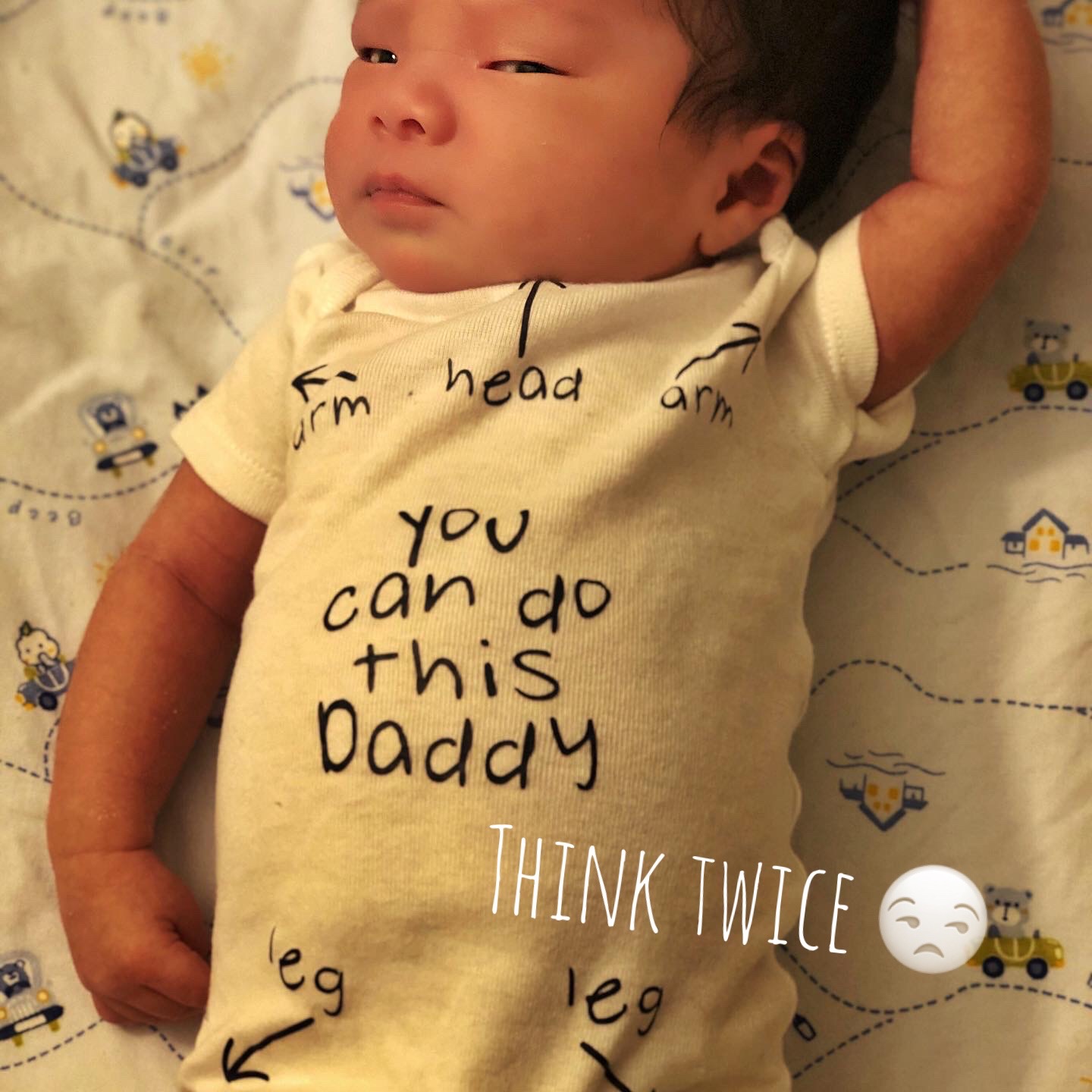 A photo of Coaca Bean making a face.