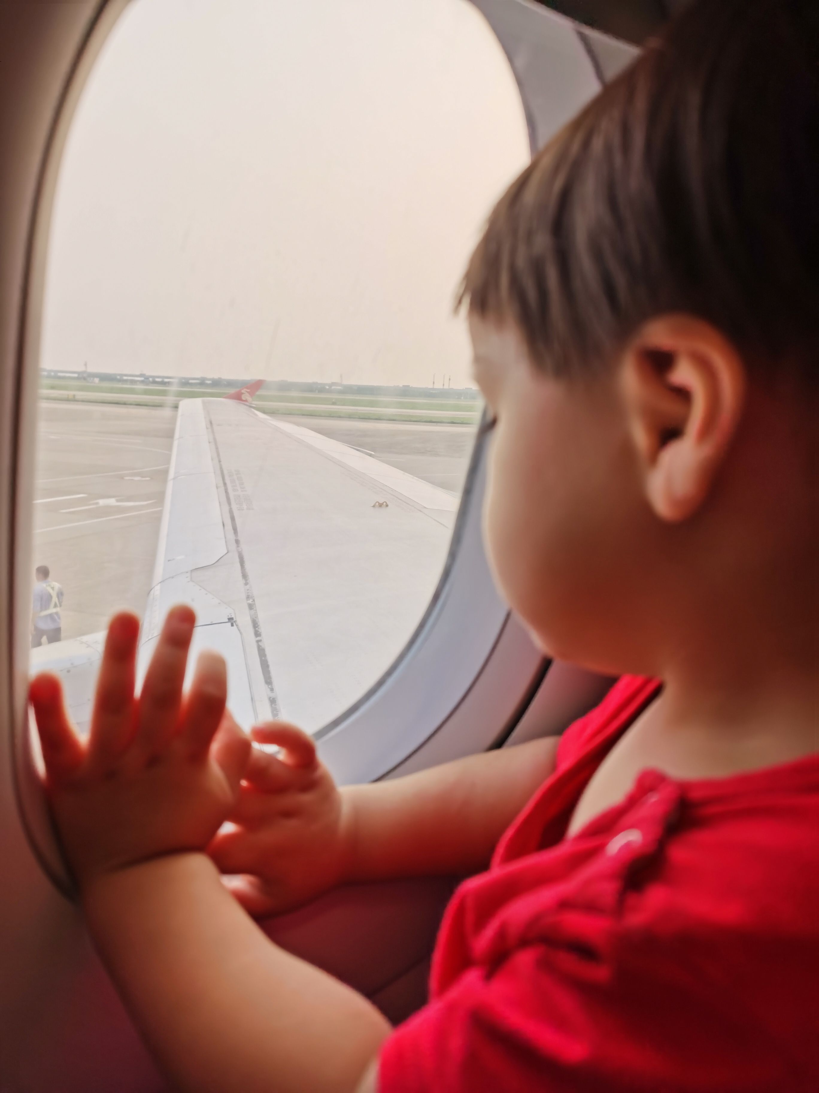 Cocoa Bean is at the airport.