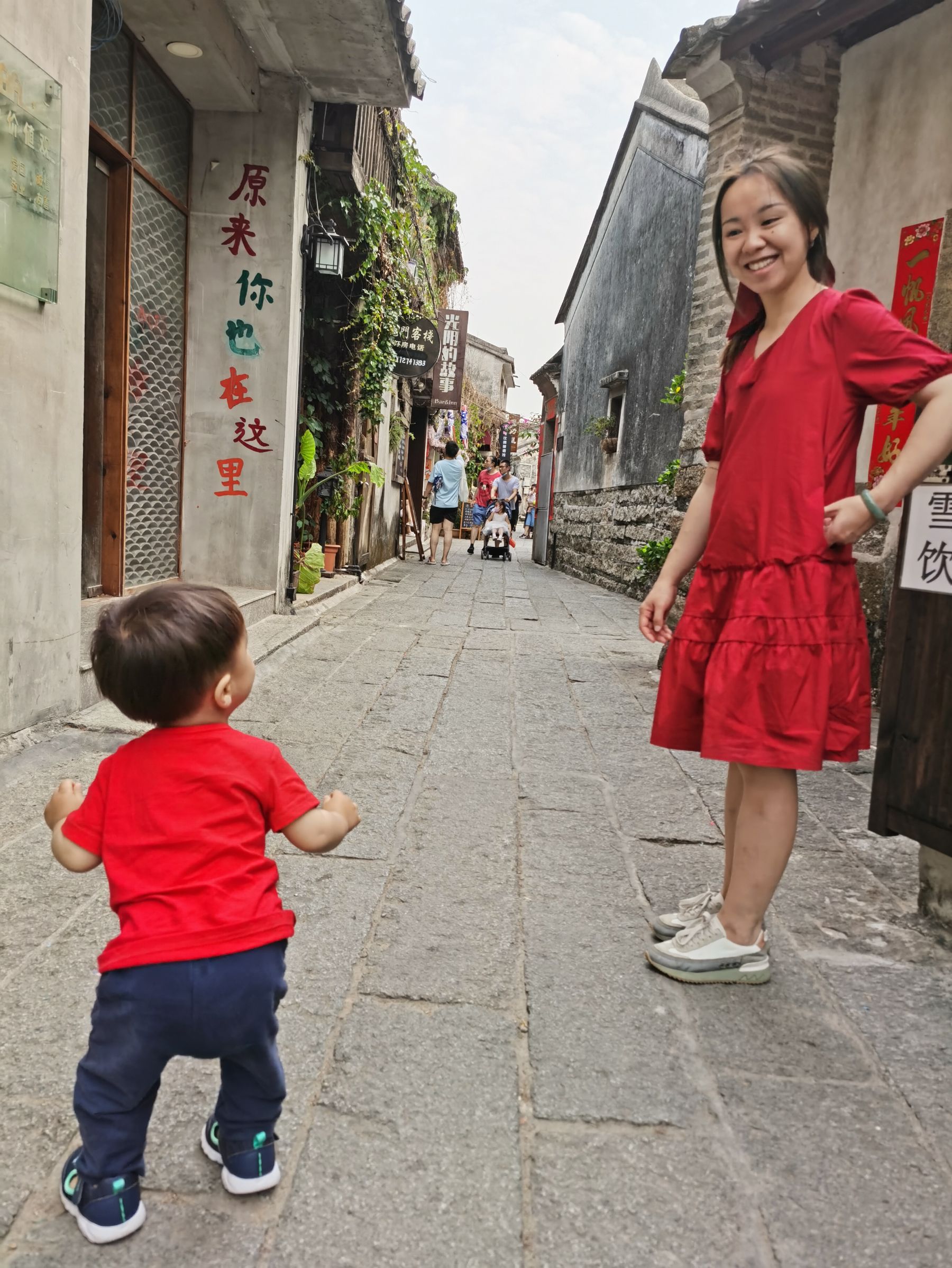 Cocoa Bean is playing at the beach.