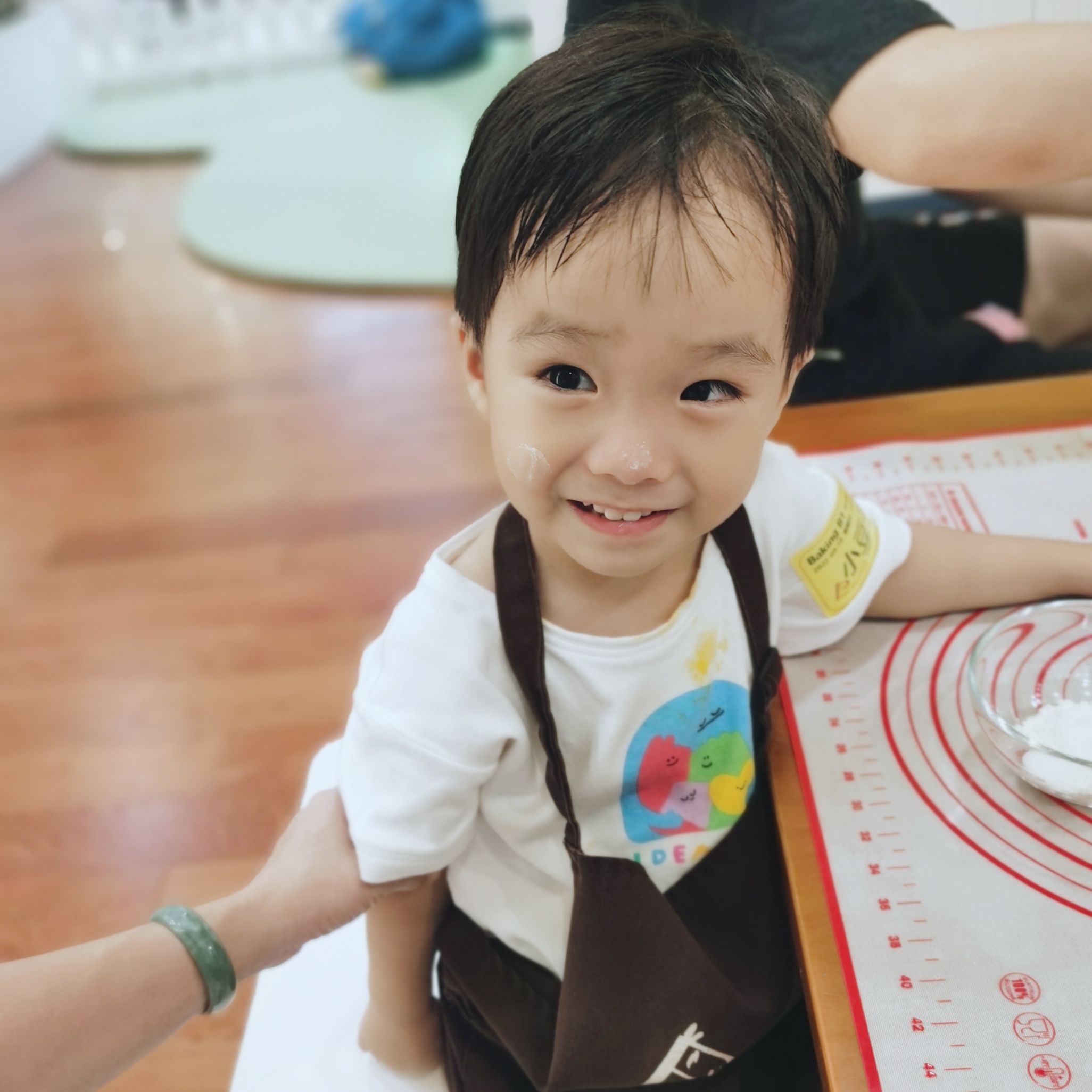 Cocoa Bean is baking.