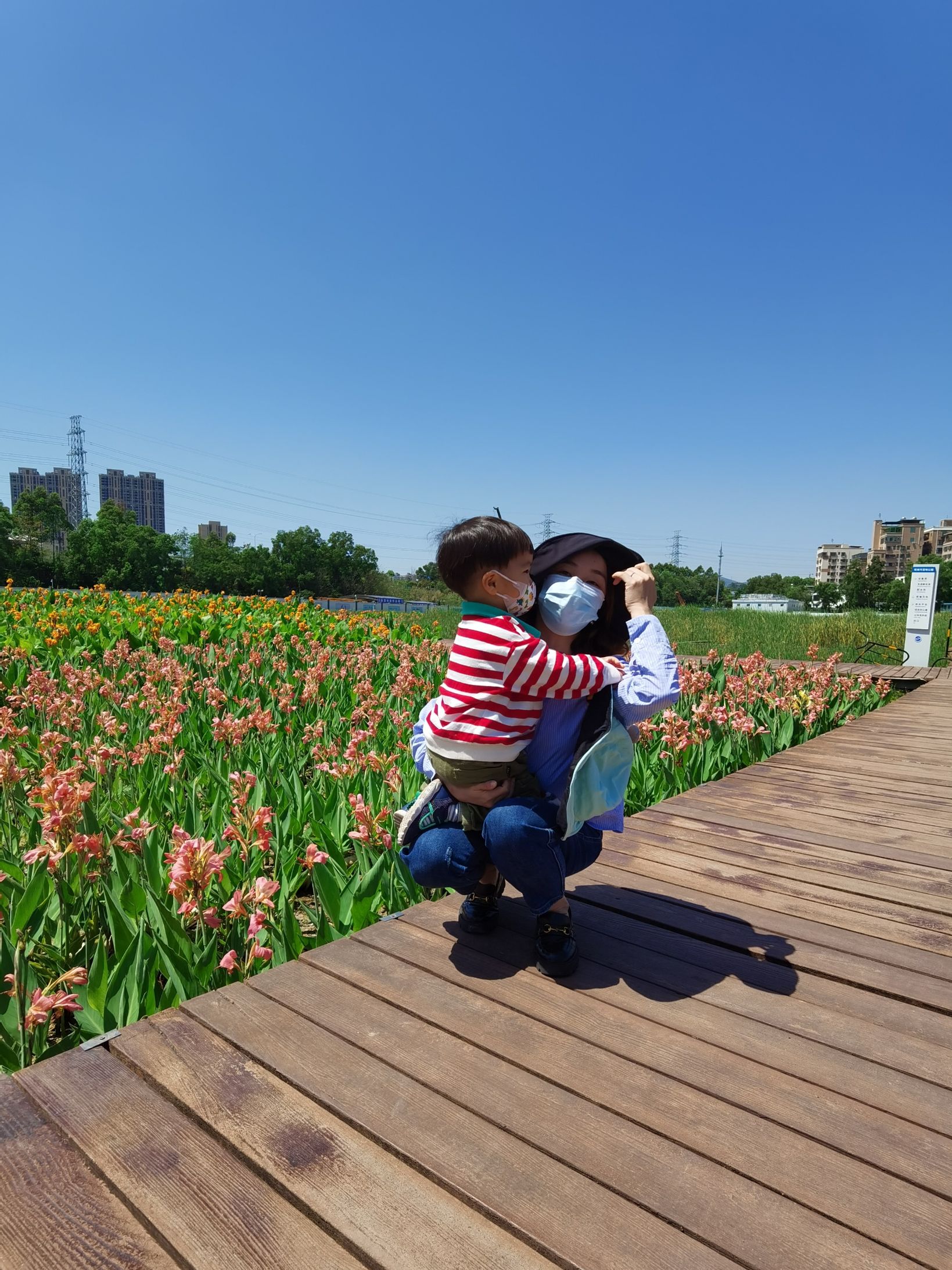 Cocoa Bean is playing outside.