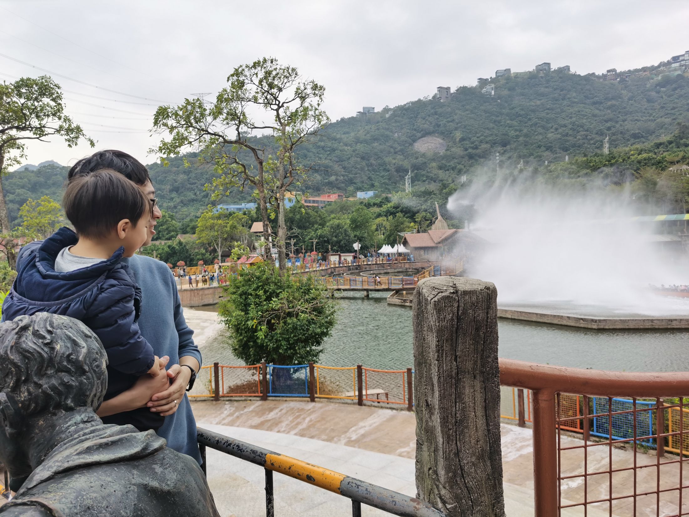 Cocoa Bean and Daddy.