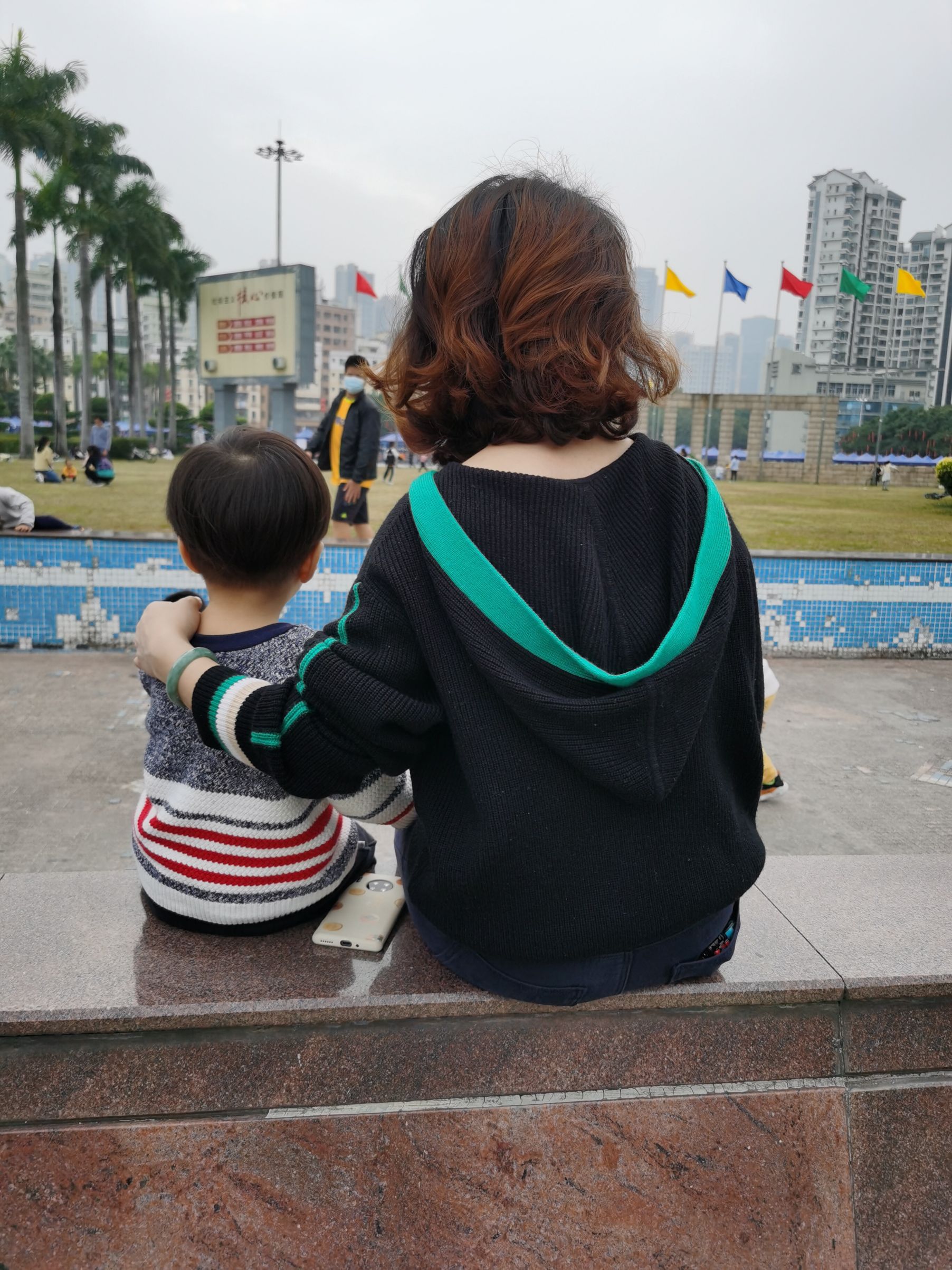 Cocoa Bean and Mommy.