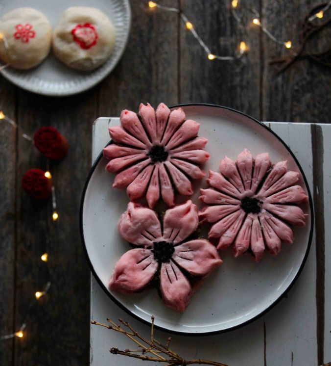 Peach Blossom Pastry by Kexin