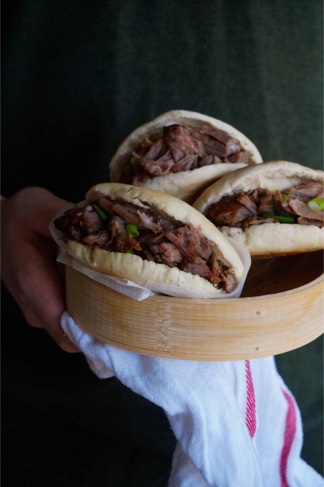 Chinese Stewed Pork Burger by Kexin