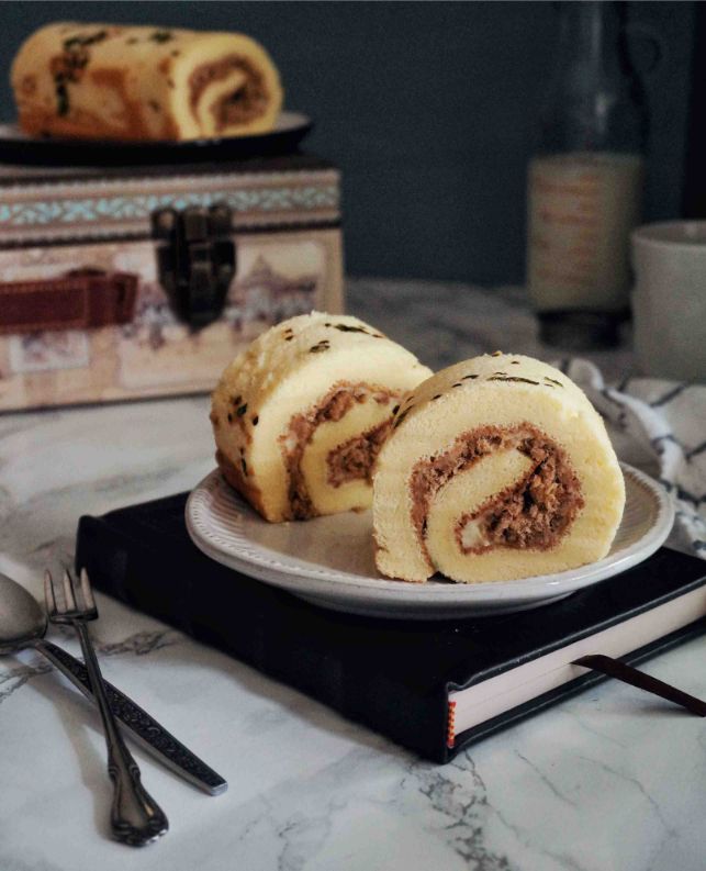 Pork Floss Cake Roll by Kexin