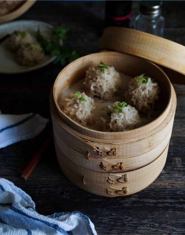 Pearl Rice Meatballs by Kexin