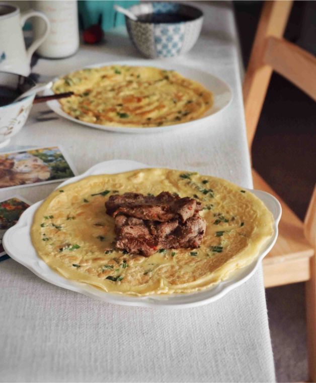 Scallion Egg Pancake by Kexin